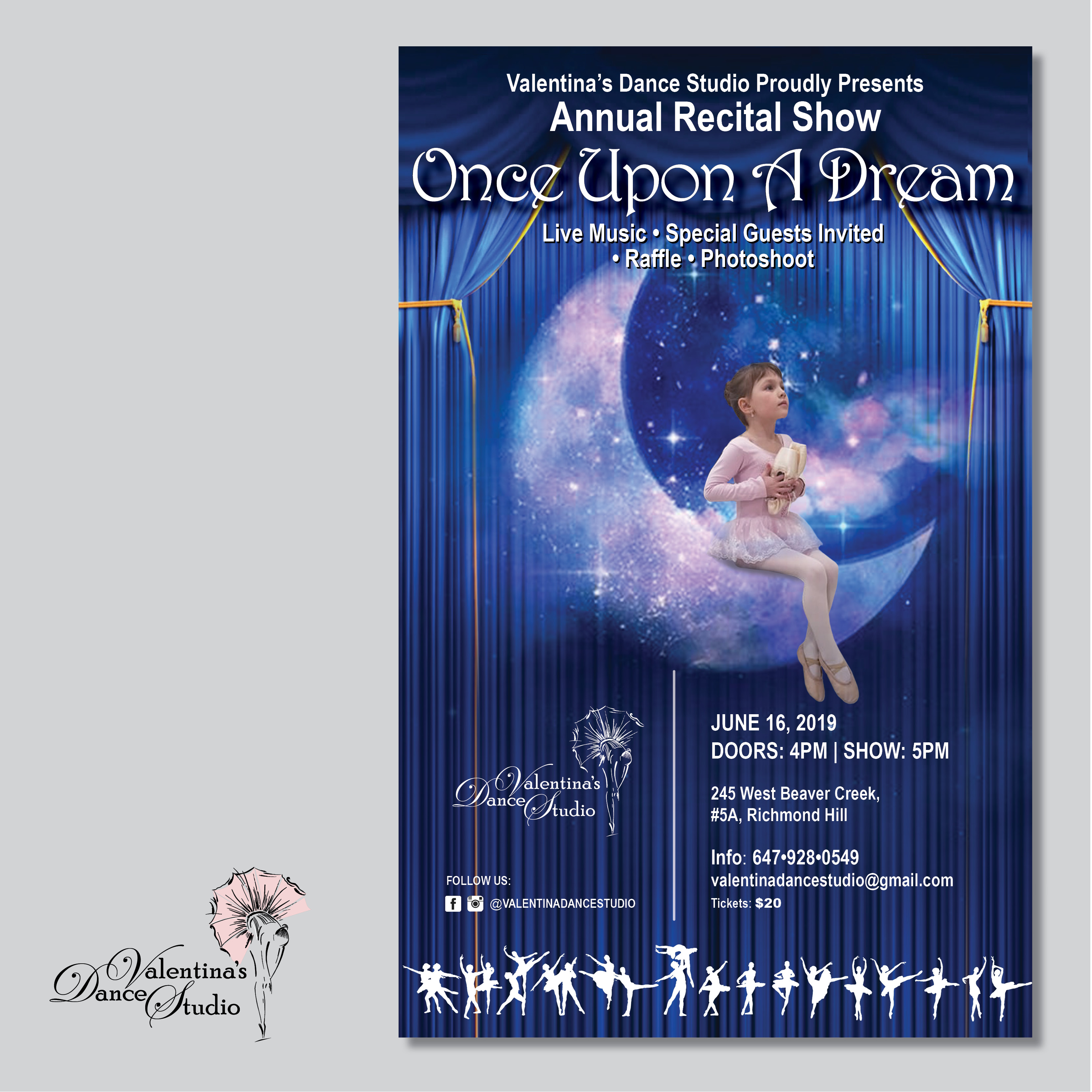 Valentina's Dance Studio Poster